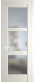   	Profil Doors 4.6.2 PD со стеклом перламутр белый